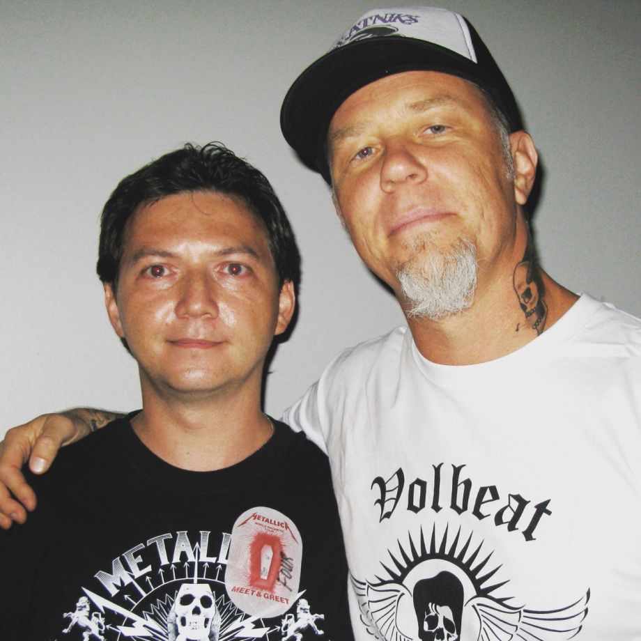 Георгий Черданцев и Джеймс Хэтфилд