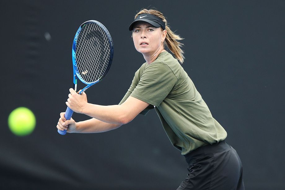 Мария Шарапова тренируется перед Australian Open — 2018 Мария Шарапова тренируется перед Australian Open — 2018