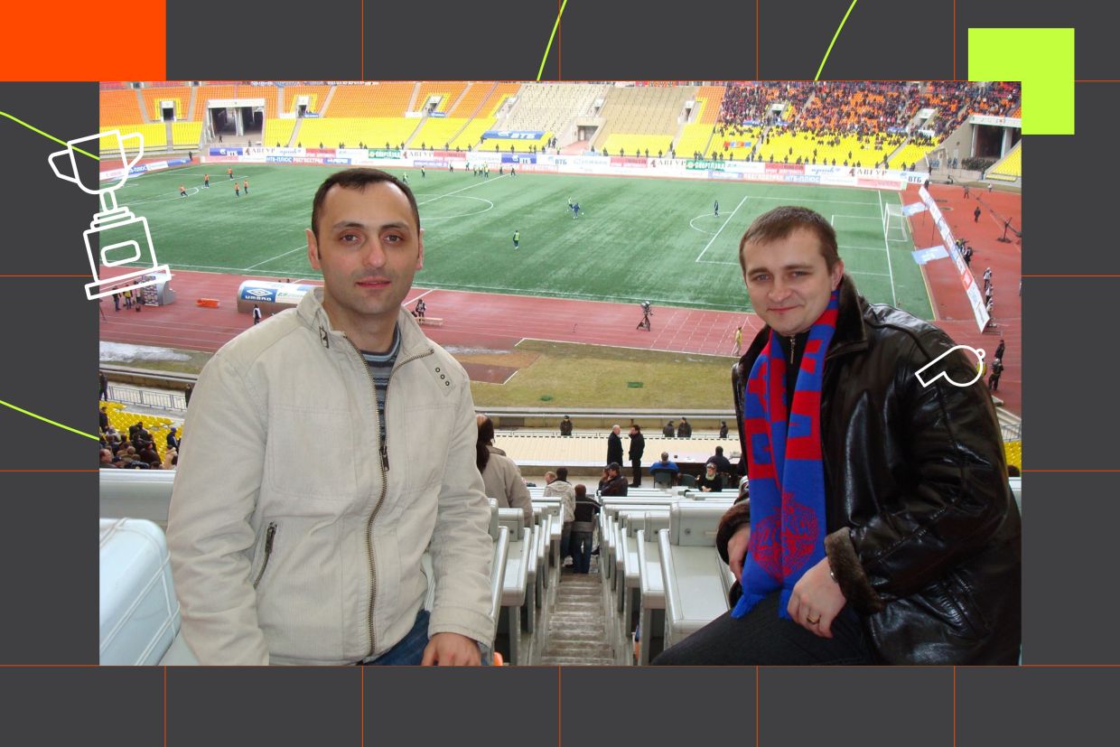 Николай Петросян и Максим Трохимчук в 2008 году