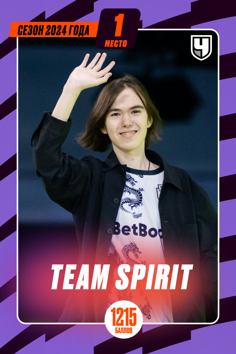 1-е место: Team Spirit 1-е место: Team Spirit