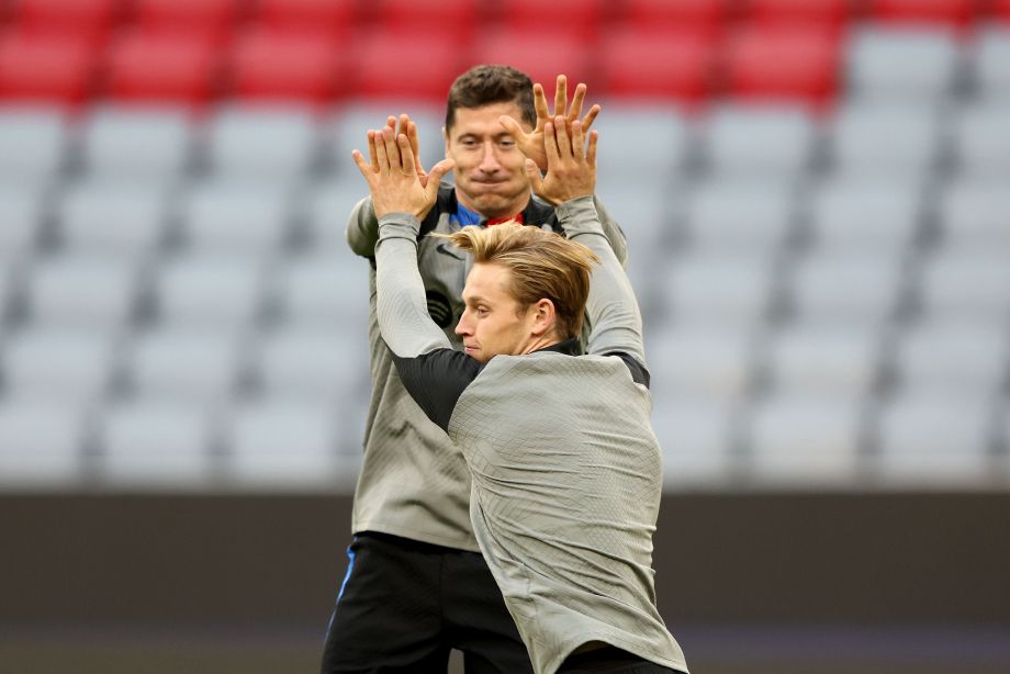 Lewandowski en de Jong