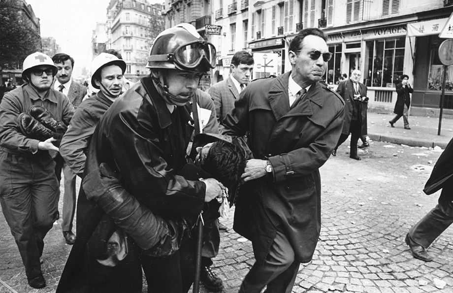 «Ролан Гаррос» — 1968 прошел на фоне французской революции, протестанты жгли автомобили и строили баррикады
