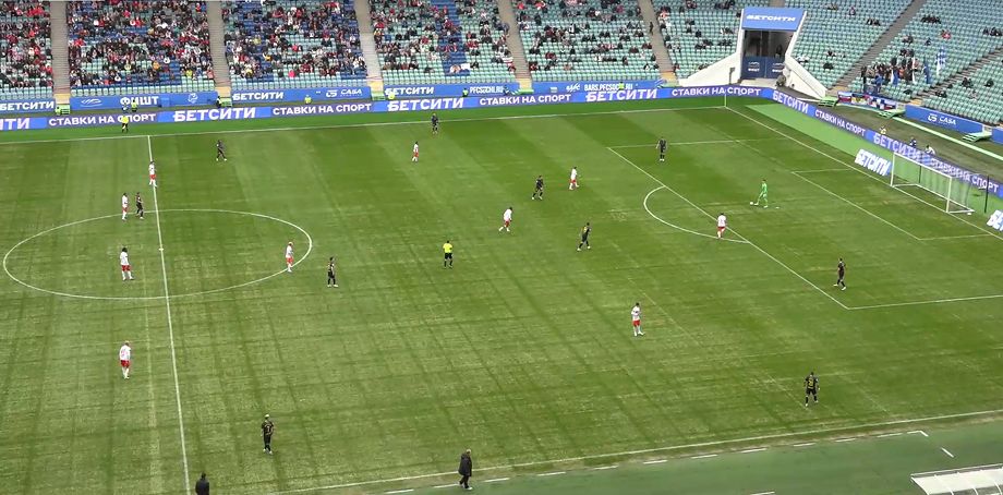 «Спартак» расставляется «ромбом» в прессинге