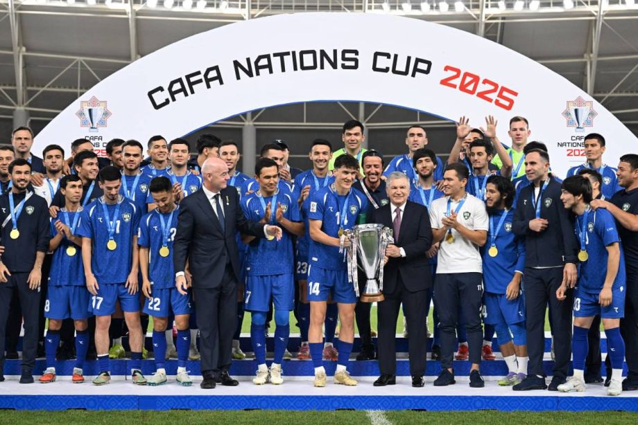 Джанни Инфантино на вручении наград Кубка Центральной Азии – 2025