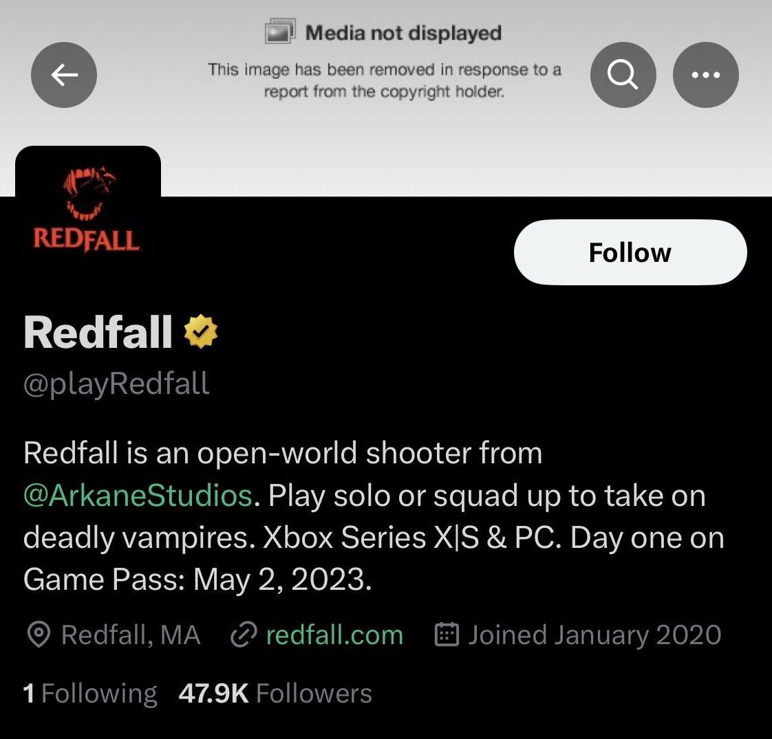 Microsoft блокирует стримы и видео по Redfall — хотя игра уже вышла в Game  Pass - Чемпионат