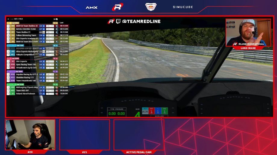 Ферстаппен во время «24 часов Нюрбургринга» на платформе iRacing