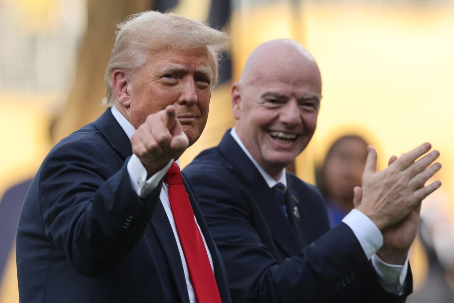 Дональд Трамп и Джанни Инфантино Дональд Трамп и Джанни Инфантино