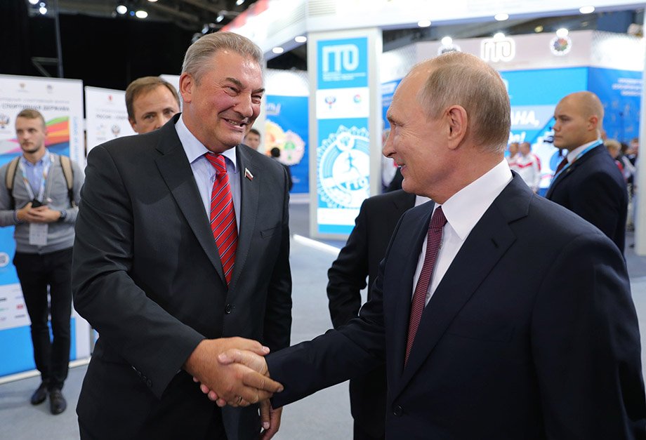Владислав Третьяк и Владимир Путин Владислав Третьяк и Владимир Путин