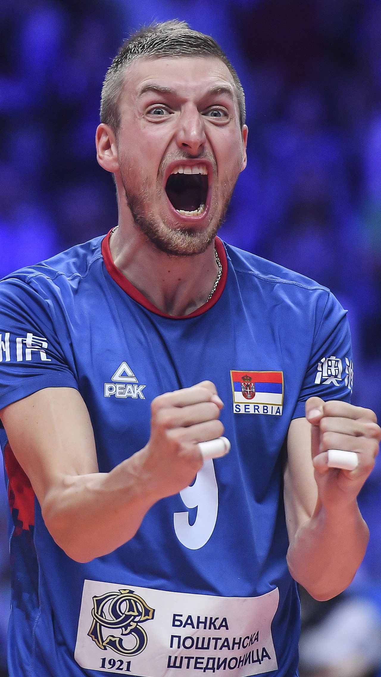 Никола Йовович, связующий сборной Сербии 