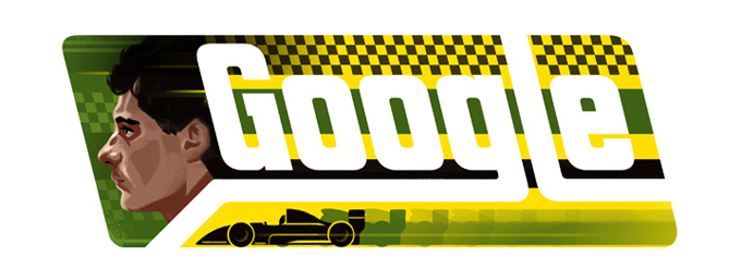 Google Doodle, посвященный Сенне Google Doodle, посвященный Сенне