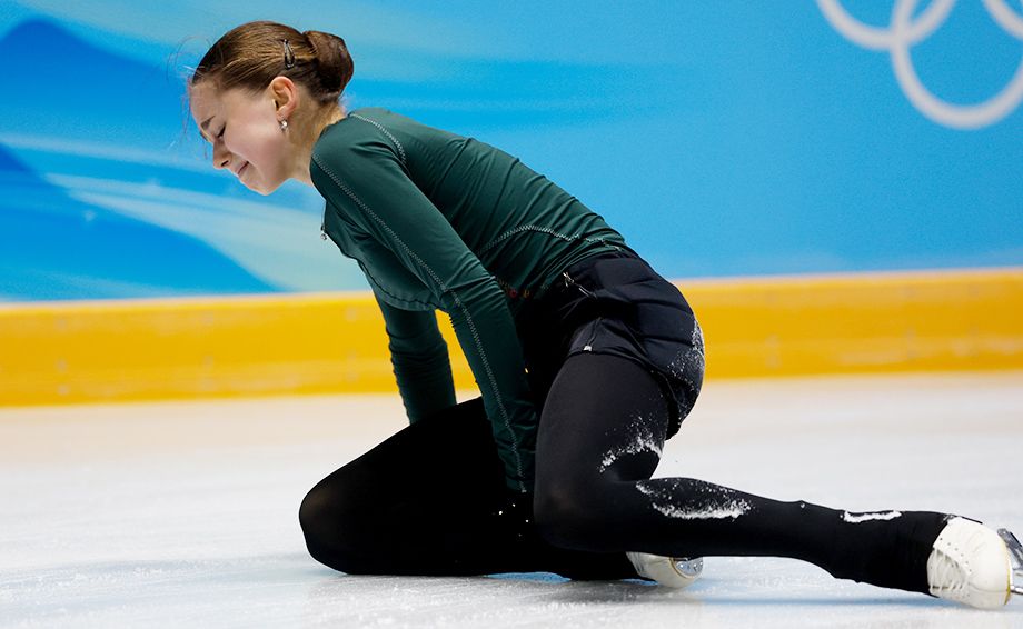 Камила Валиева на Олимпиаде