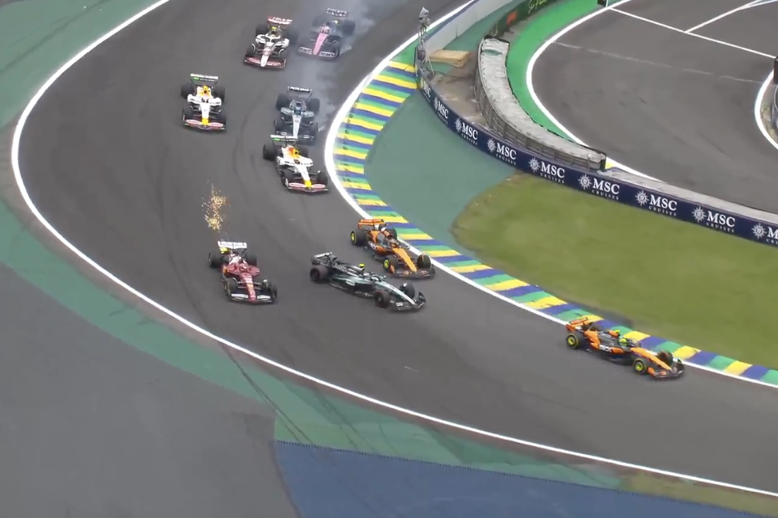 Пиастри устроил аварию, Норрис ещё ближе к титулу. Каким был Гран-при Бразилии