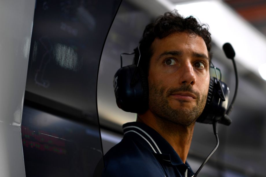Ricciardo podczas Grand Prix Singapuru