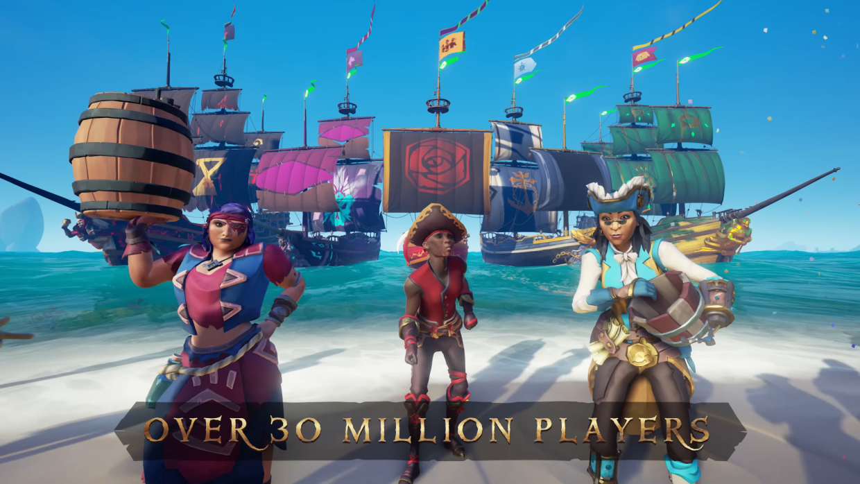 В пиратский экшен Sea of Thieves сыграло более 30 млн человек - Чемпионат