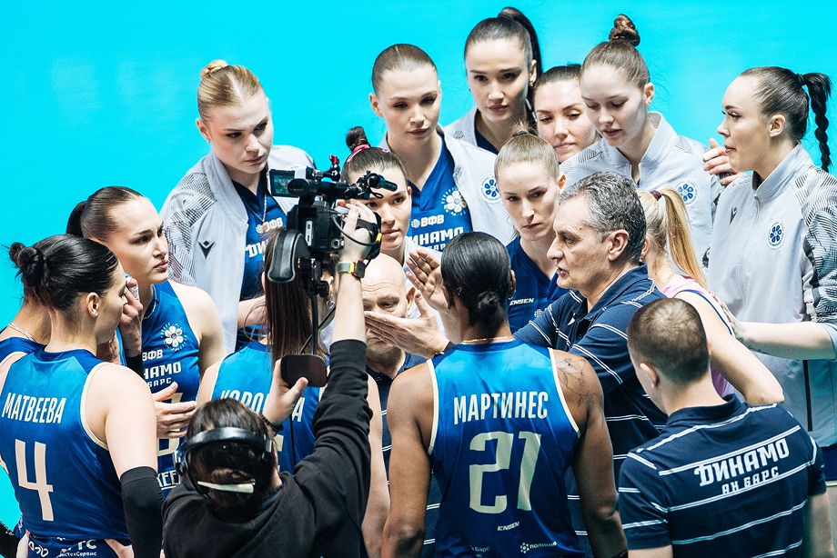 Игроки ЖВК «Динамо-Ак Барс»