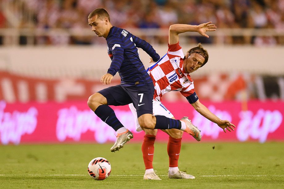 Griezmann in the French national team Griezmann in the French national team