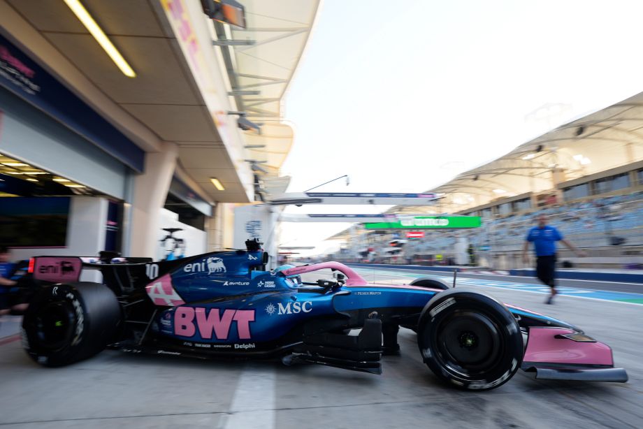 Пьер Гасли на тестах в Бахрейне