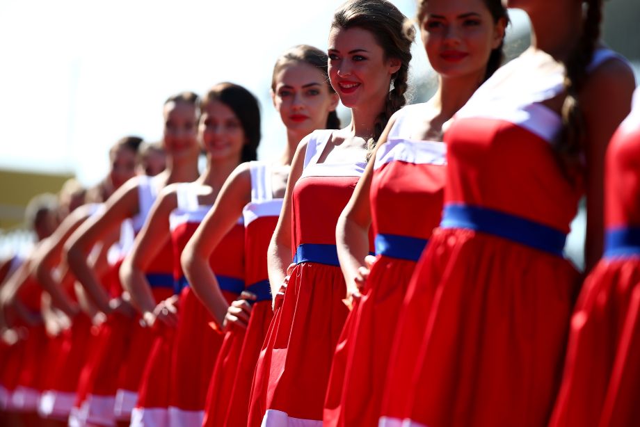 Грид-гёрлз на Гран-при России