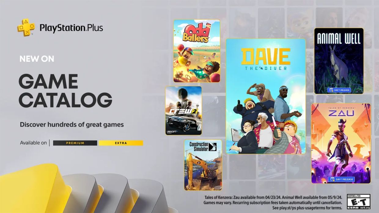 Бесплатные игры PS Plus в апреле 2024 года: The Crew 2, Dave the Diver,  Deliver Us Mars и другие - Чемпионат