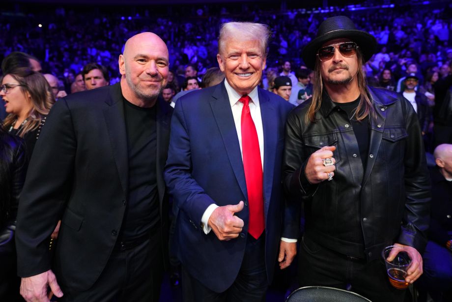 Дана Уайт, Дональд Трамп и Кид Рок
