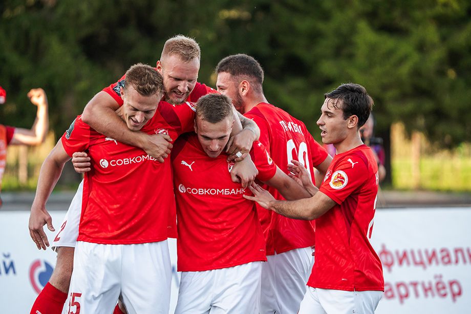 Радость «Спартака» после гола