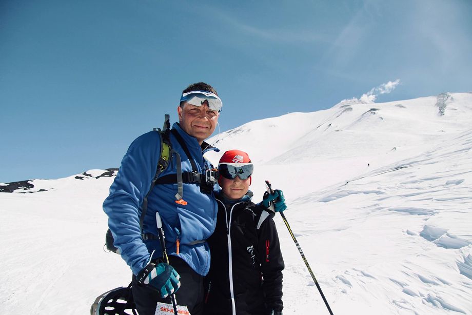 Никита Филиппов с отцом