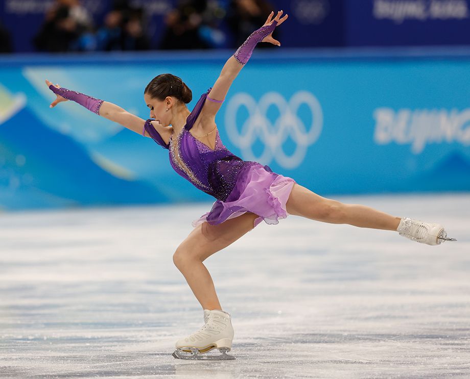 Камила Валиева на Олимпиаде Камила Валиева на Олимпиаде