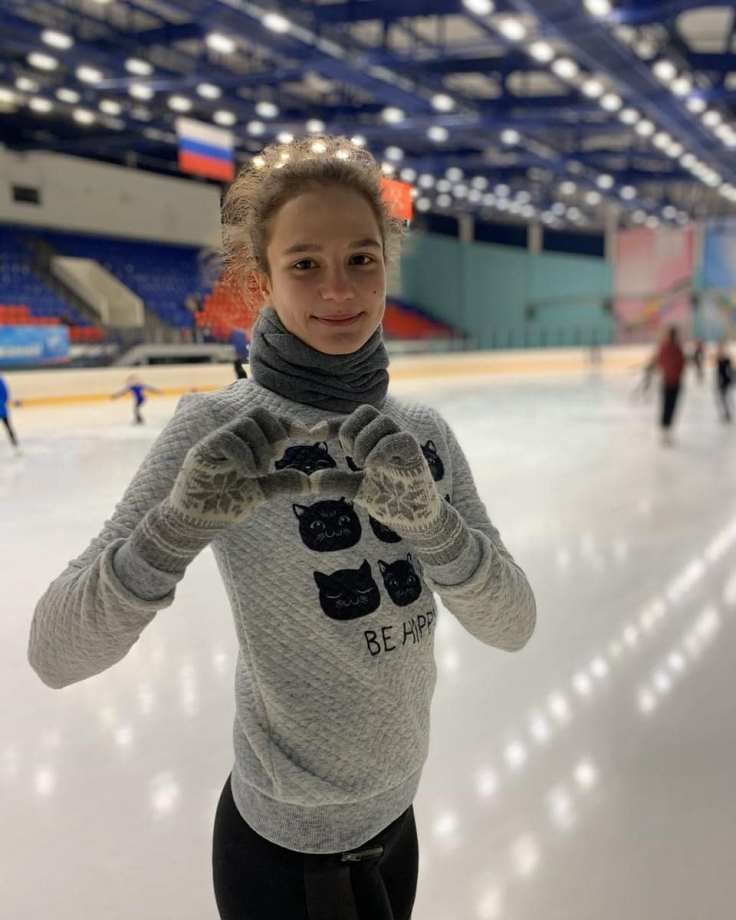 Алёна Иванченко на льду