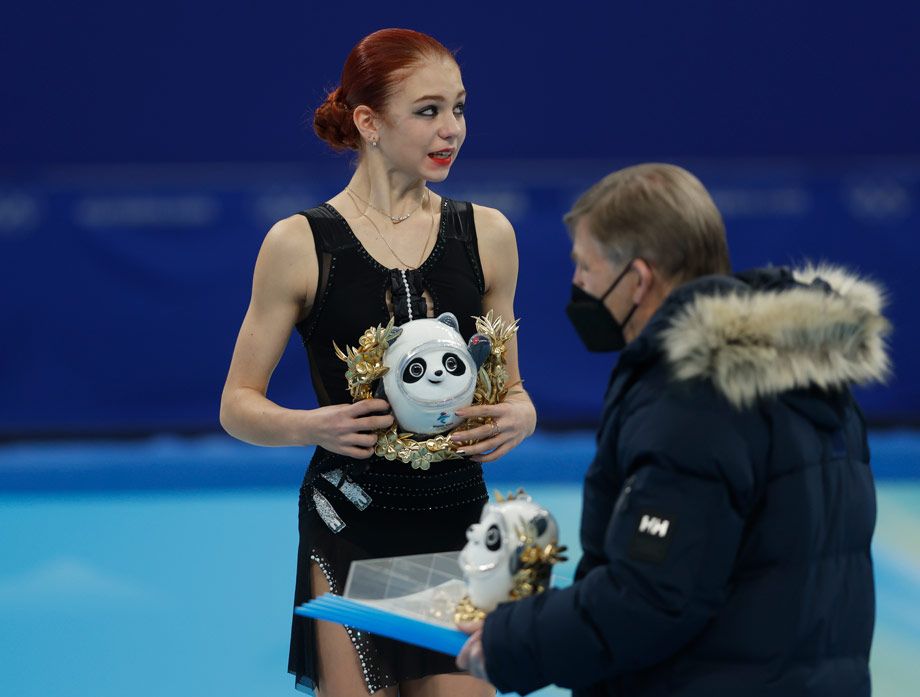 Александра Трусова на Олимпиаде-2022