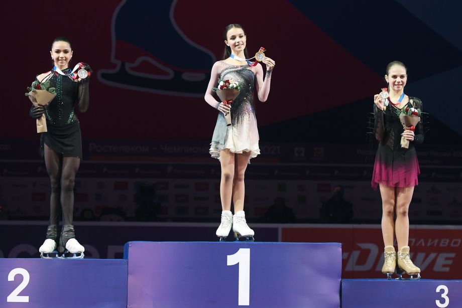 Камила Валиева, Анна Щербакова, Александра Игнатова (Трусова)
