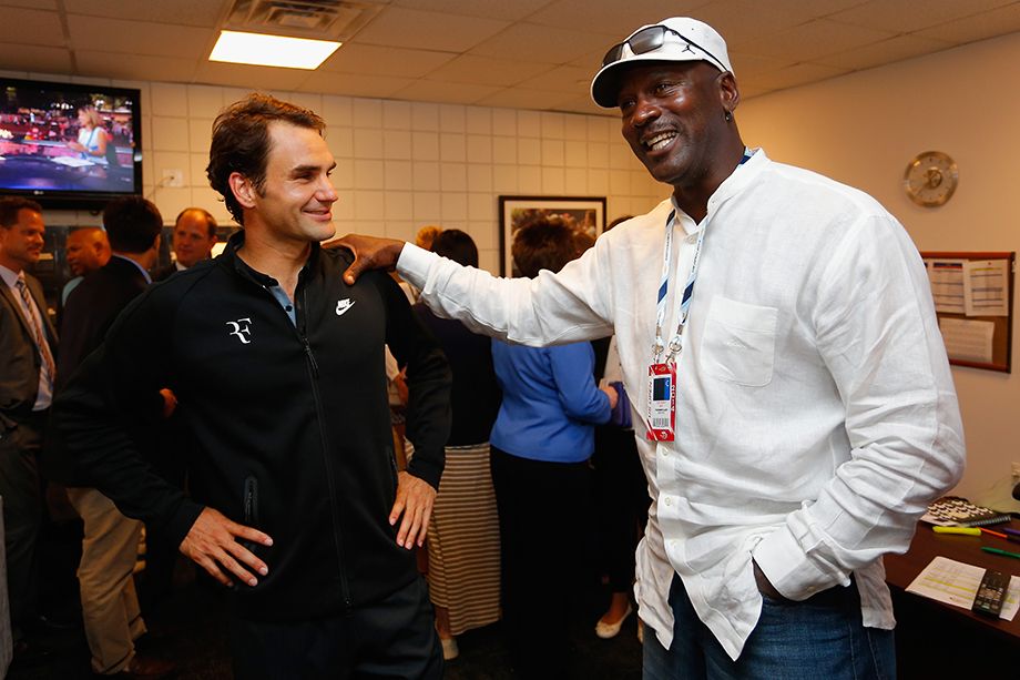 Michael Jordan y Roger Federer