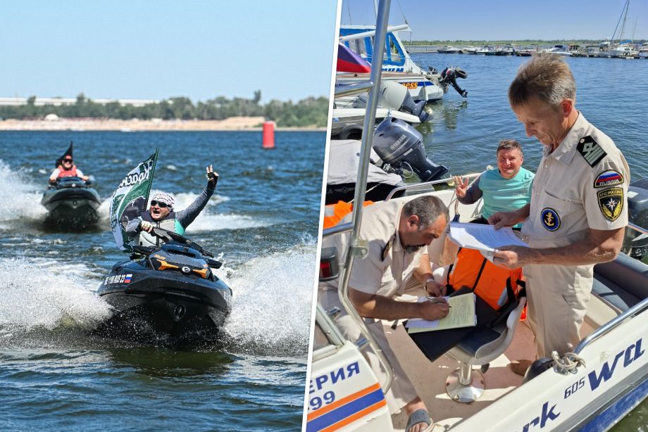 «Водный парад» в Волгограде: во время и после