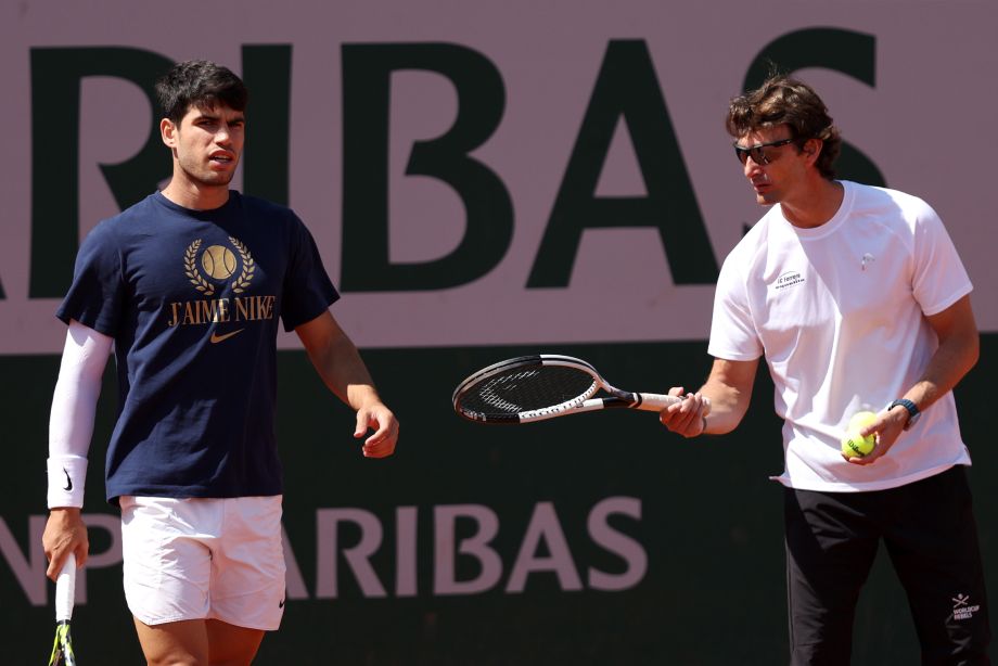 Карлос Алькарас и Хуан-Карлос Ферреро на «Ролан Гаррос» — 2024