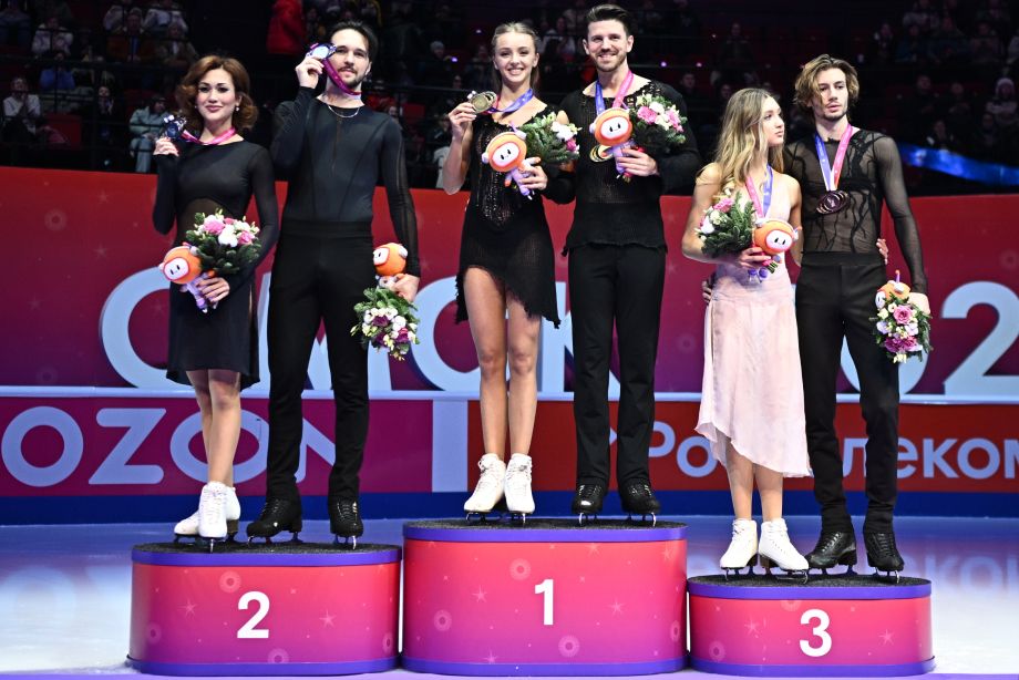 Пьедестал чемпионата России — 2025 в танцах на льду