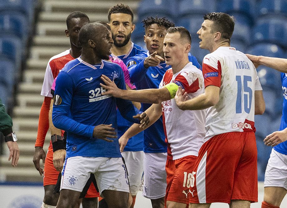 1/8 финала Лиги Европы — 2020/2021, «Славия» — «Рейнджерс», Глен Камара и Ондржей Кудела