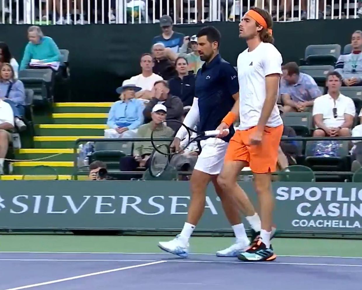 Новак Джокович и Стефанос Циципас