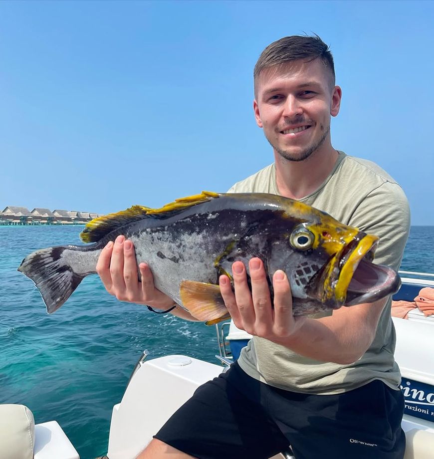 Рифат Жемалетдинов на рыбалке