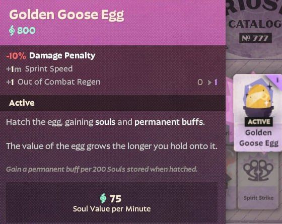 Новый предмет Golden Goose Egg