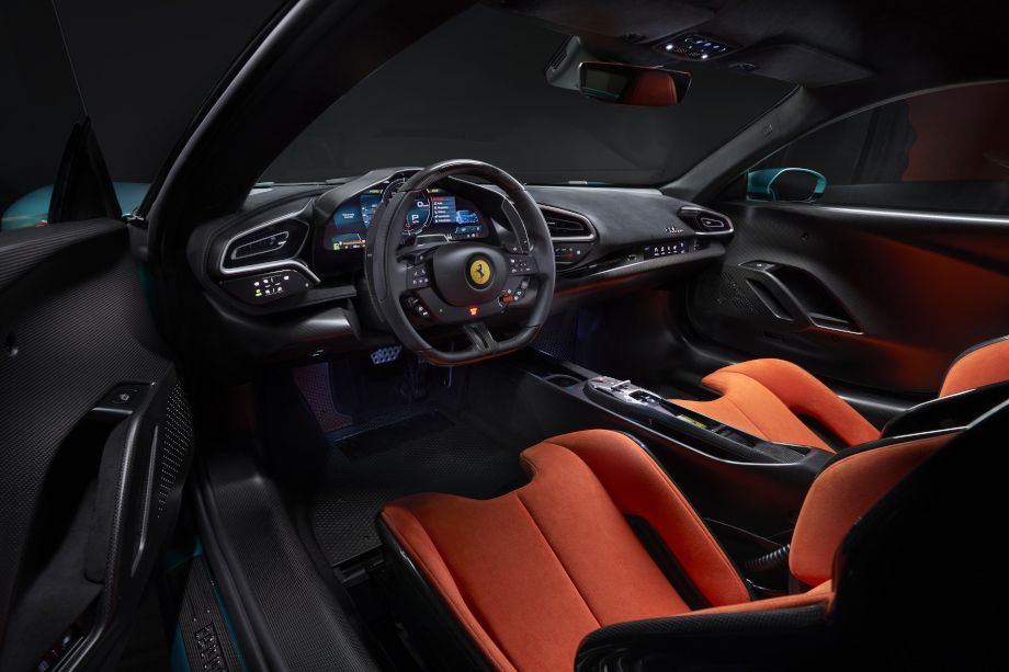 Интерьер Ferrari 296 Speciale Интерьер Ferrari 296 Speciale