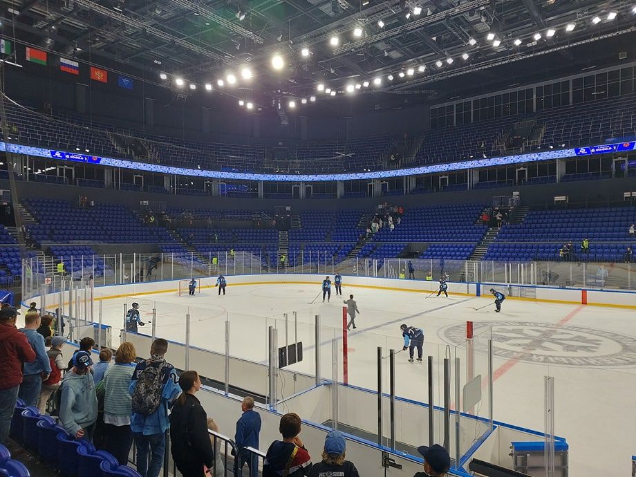 Репортаж с тестового матча на новой арене в Новосибирске, когда первая игра на «Сибирь-Арене»