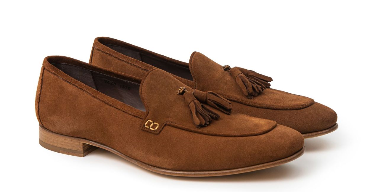 Мужские лоферы с кисточками ANDRE FUCCIA SUEDE, 44 000 РУБ. / Carlos Santos