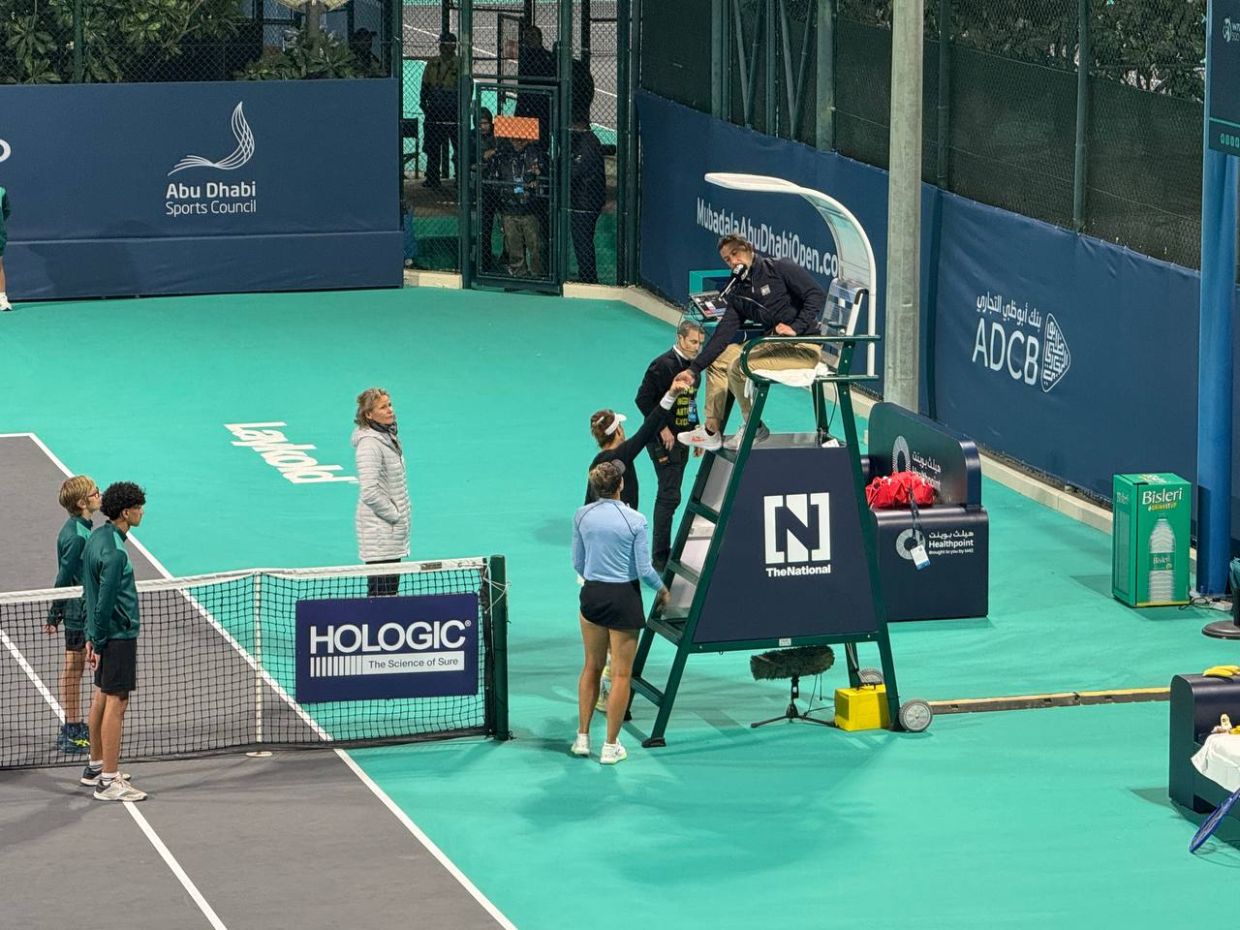 Анастасия Павлюченкова на турнире WTA-500 в Абу-Даби Анастасия Павлюченкова на турнире WTA-500 в Абу-Даби