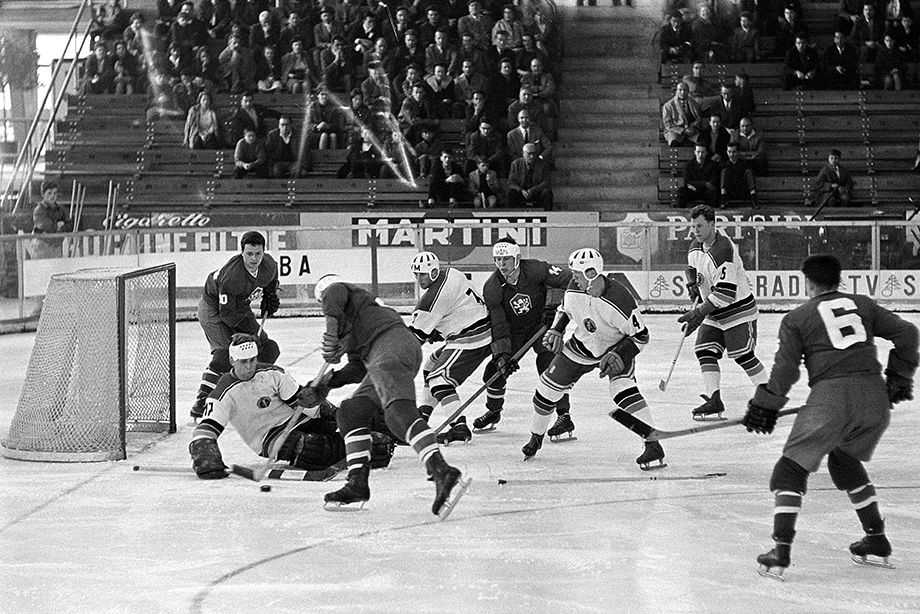 Когда сборные России/СССР по хоккею пропускали турниры из-за политики, сборная СССР на ЧМ-1962 по хоккею