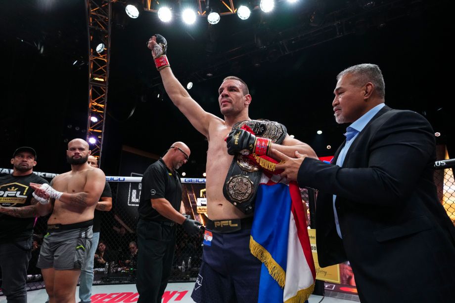 Анте Делия с поясом PFL