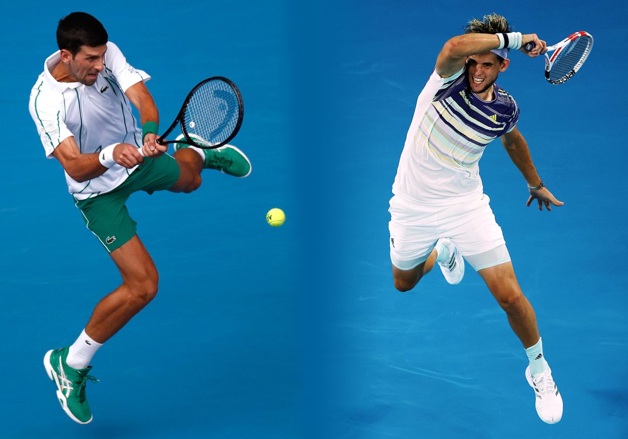 Новак Джокович и Доминик Тим оценили скорость хардовых кортов Australian Open