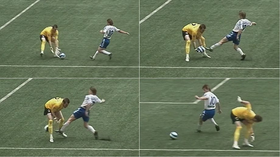 Как Аршавин выбил мяч из рук Плетикосы