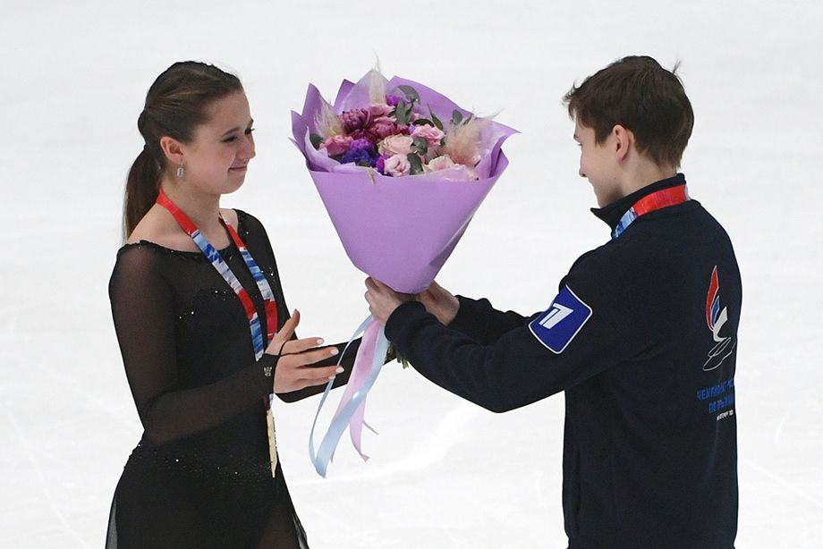 Действующие чемпионы России по прыжкам — Камила Валиева и Григорий Фёдоров