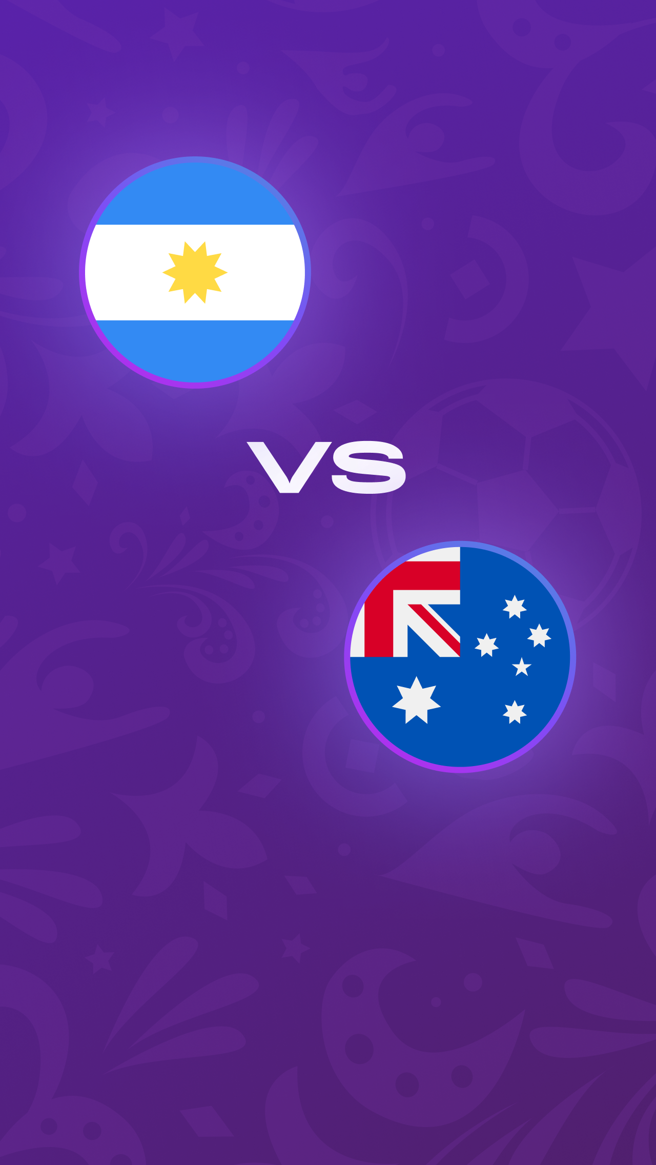 1/8 финала, 3 декабря, 22:00: Аргентина против Австралии