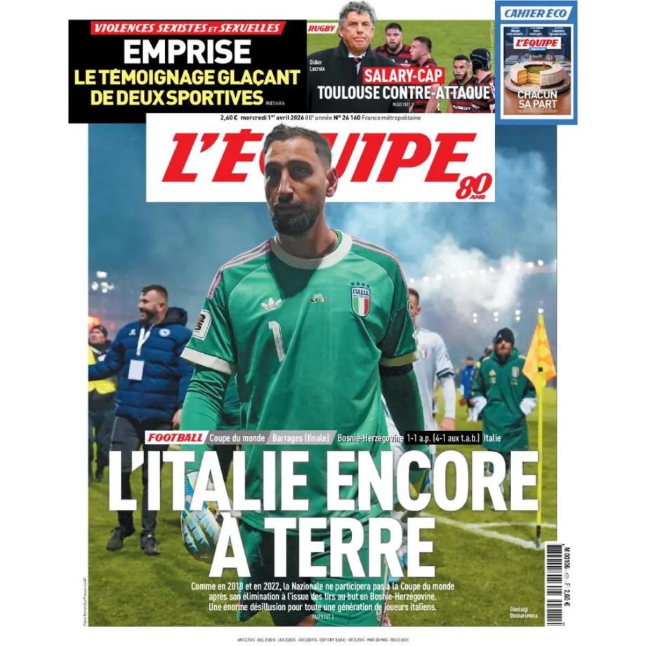 Обложка L'Equipe
