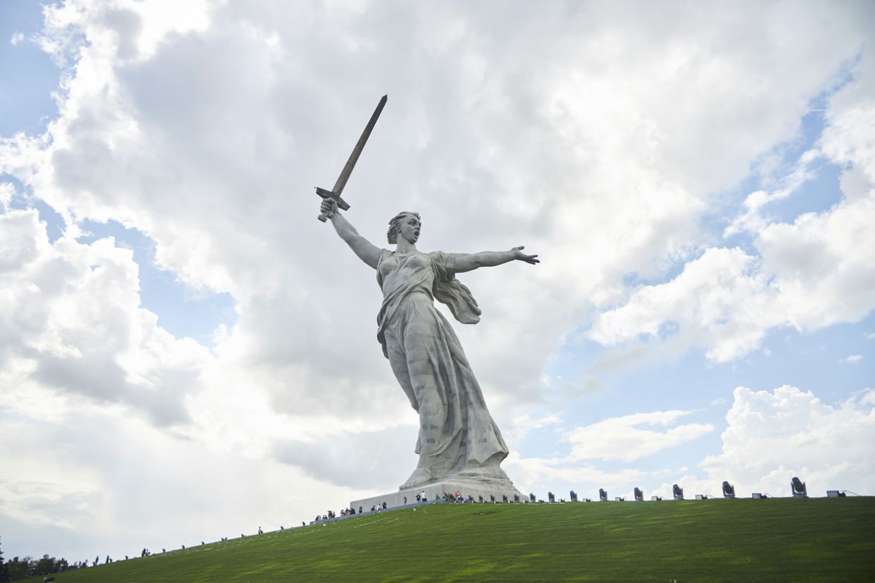 «Родина-мать» на Мамаевом кургане